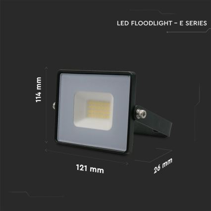 LED Prožektor LED/20W/230V 6500K IP65 must