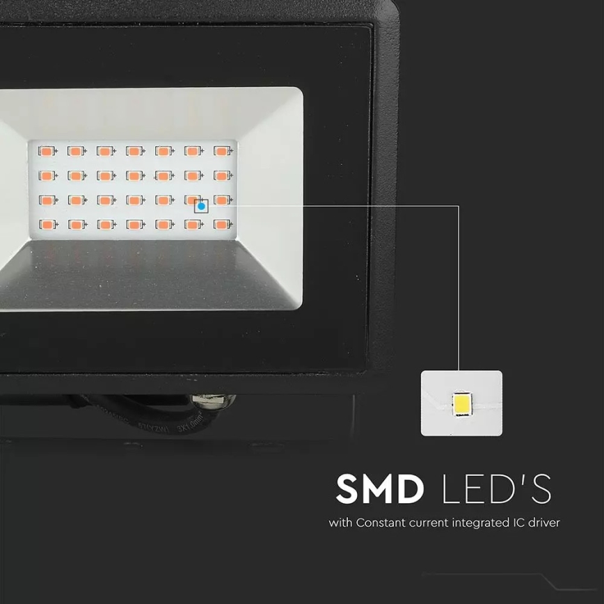 LED Prožektor LED/20W/230V IP65 roosa valgus