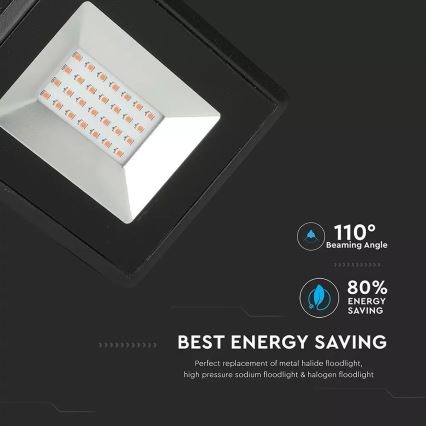 LED Prožektor LED/20W/230V IP65 roosa valgus
