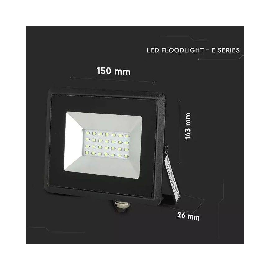 LED Prožektor LED/20W/230V IP65 roheline tuli