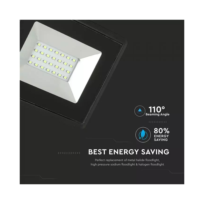 LED Prožektor LED/20W/230V IP65 roheline tuli