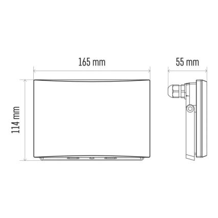 LED Prožektor LED/30,5W/230V IP65