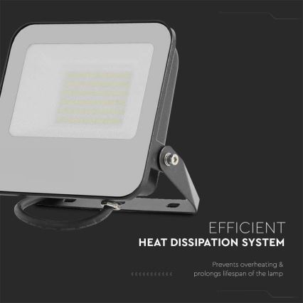 LED Prožektor LED/50W/230V 4000K IP65 must
