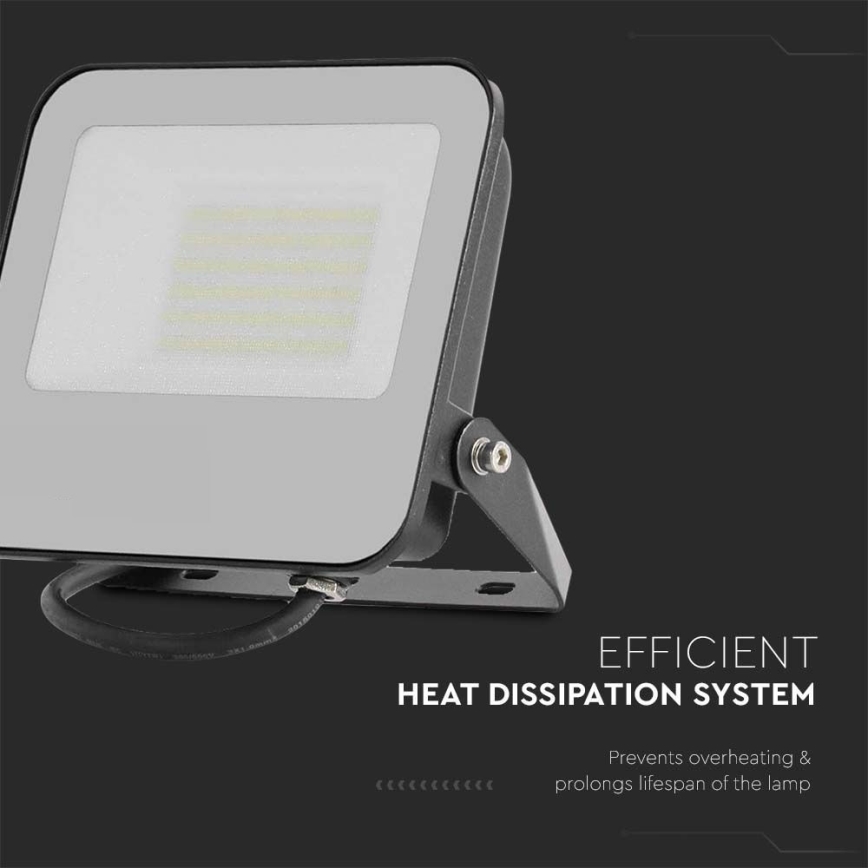 LED Prožektor LED/50W/230V 4000K IP65 must