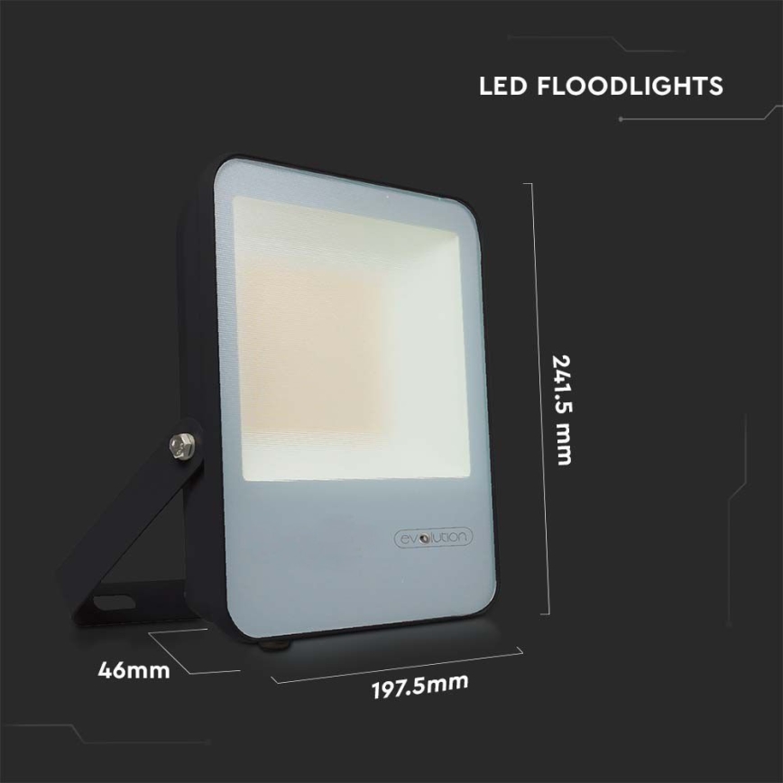 LED Prožektor LED/50W/230V 6400K IP65 must