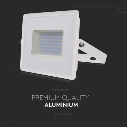LED Prožektor LED/50W/230V 6500K IP65 valge