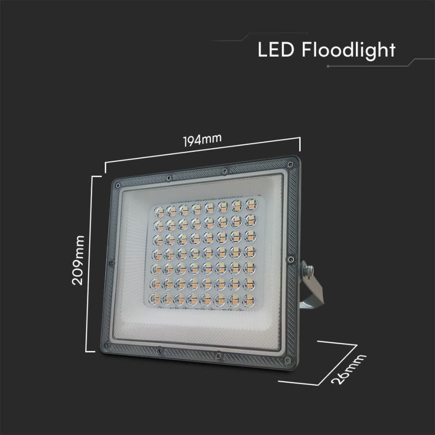 LED Prožektor LED/50W/230V IP65 3000/4000/6500K hall