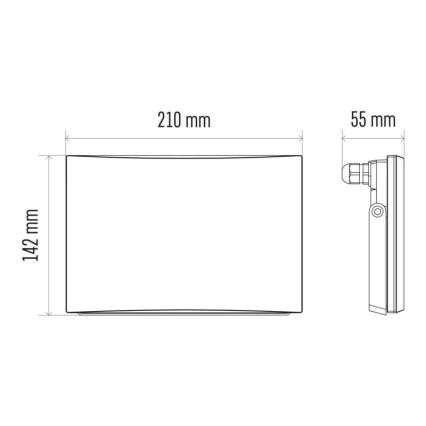 LED Prožektor LED/51W/230V IP65