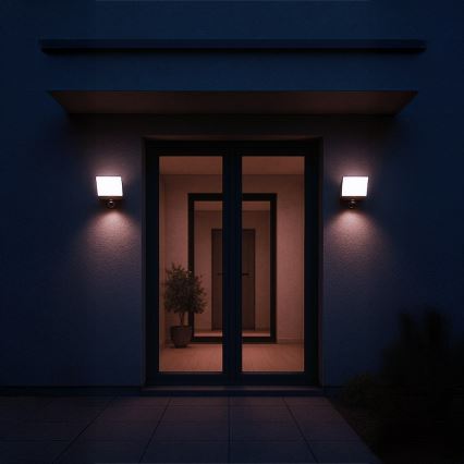 LED-prožektor liikumis- ja hämarusanduriga DAVOS LED/30W/230V IP54 must