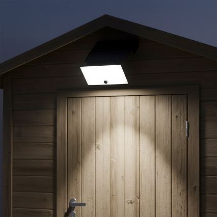 LED-prožektor liikumisanduriga ja päikesepaneeliga FUJI LED/8W/3,7V 2000 mAh IP44