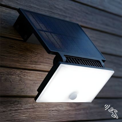 LED-prožektor liikumisanduriga ja päikesepaneeliga FUJI LED/8W/3,7V 2000 mAh IP65