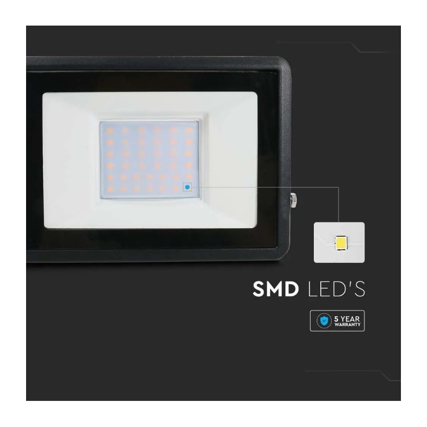 LED Prožektor otseühendusega SAMSUNG CHIP LED/30W/230V IP65 6500K