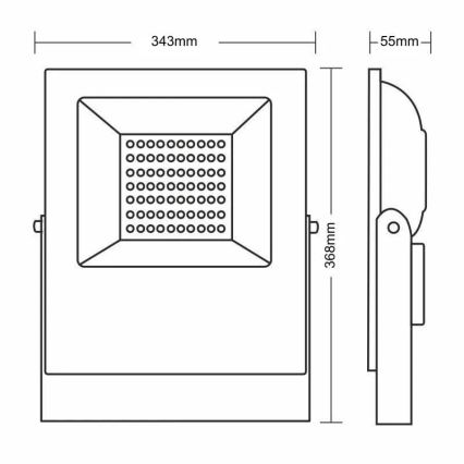 LED Prožektor PROFI PLUS LED/100W/230V 5000K IP66