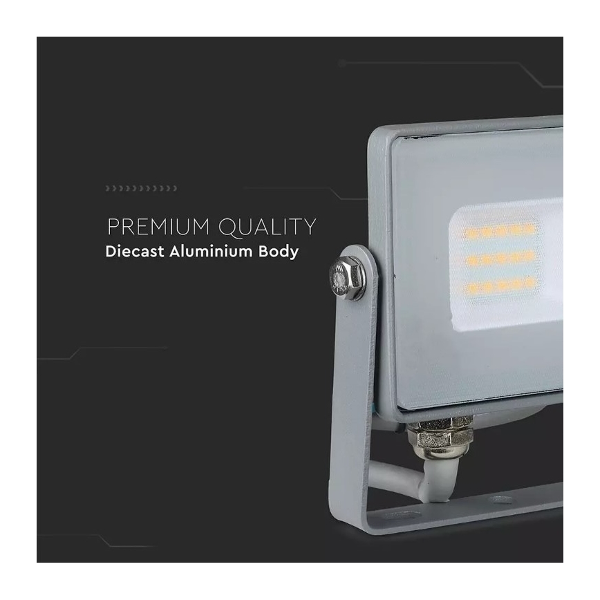LED Prožektor SAMSUNG CHIP LED/10W/230V IP65 4000K hall