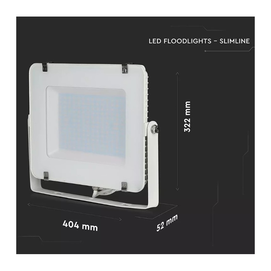 LED Prožektor SAMSUNG CHIP LED/150W/230V 3000K IP65 valge