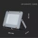 LED Prožektor SAMSUNG CHIP LED/150W/230V 6400K IP65 hall