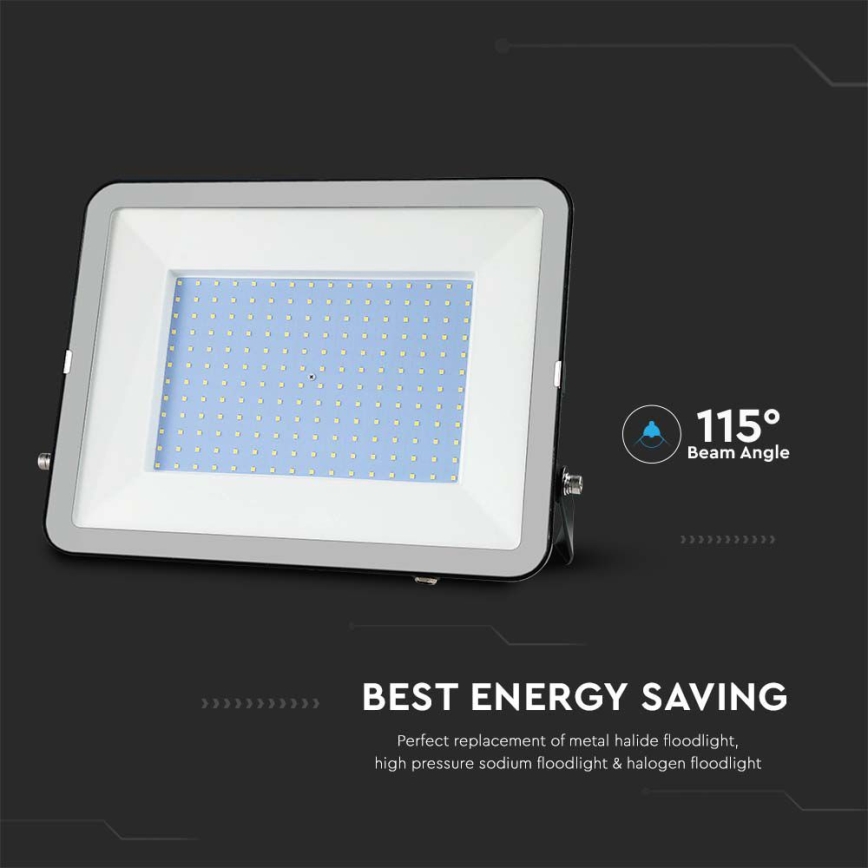 LED Prožektor SAMSUNG CHIP LED/300W/230V 6500K IP65 must