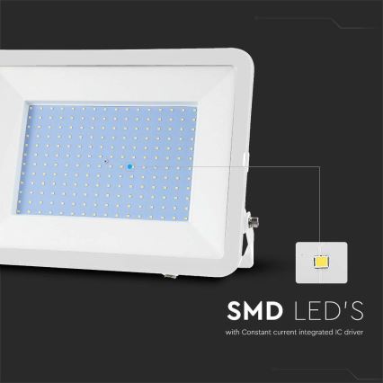 LED Prožektor SAMSUNG CHIP LED/300W/230V 6500K IP65 valge