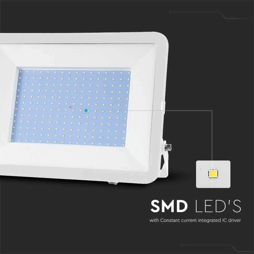 LED Prožektor SAMSUNG CHIP LED/300W/230V 6500K IP65 valge