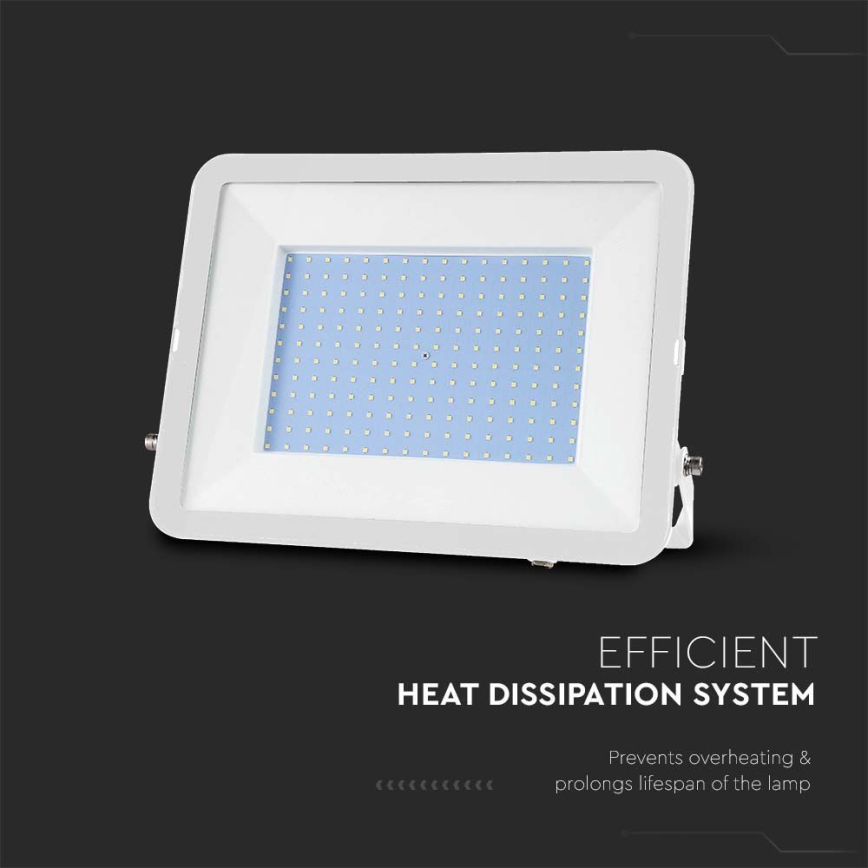 LED Prožektor SAMSUNG CHIP LED/300W/230V 6500K IP65 valge