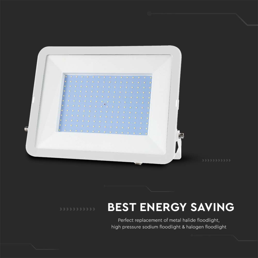 LED Prožektor SAMSUNG CHIP LED/300W/230V 6500K IP65 valge