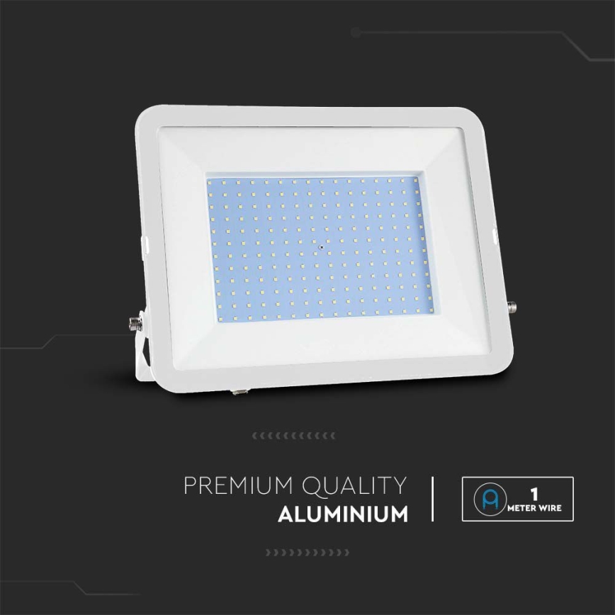 LED Prožektor SAMSUNG CHIP LED/300W/230V 6500K IP65 valge