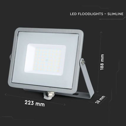 LED Prožektor SAMSUNG CHIP LED/50W/230V 3000K IP65