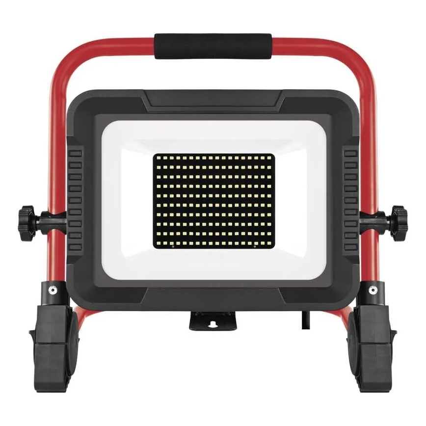 LED-prožektor statiiviga ELION LED/100W/230V 4000K IP65 punane/must