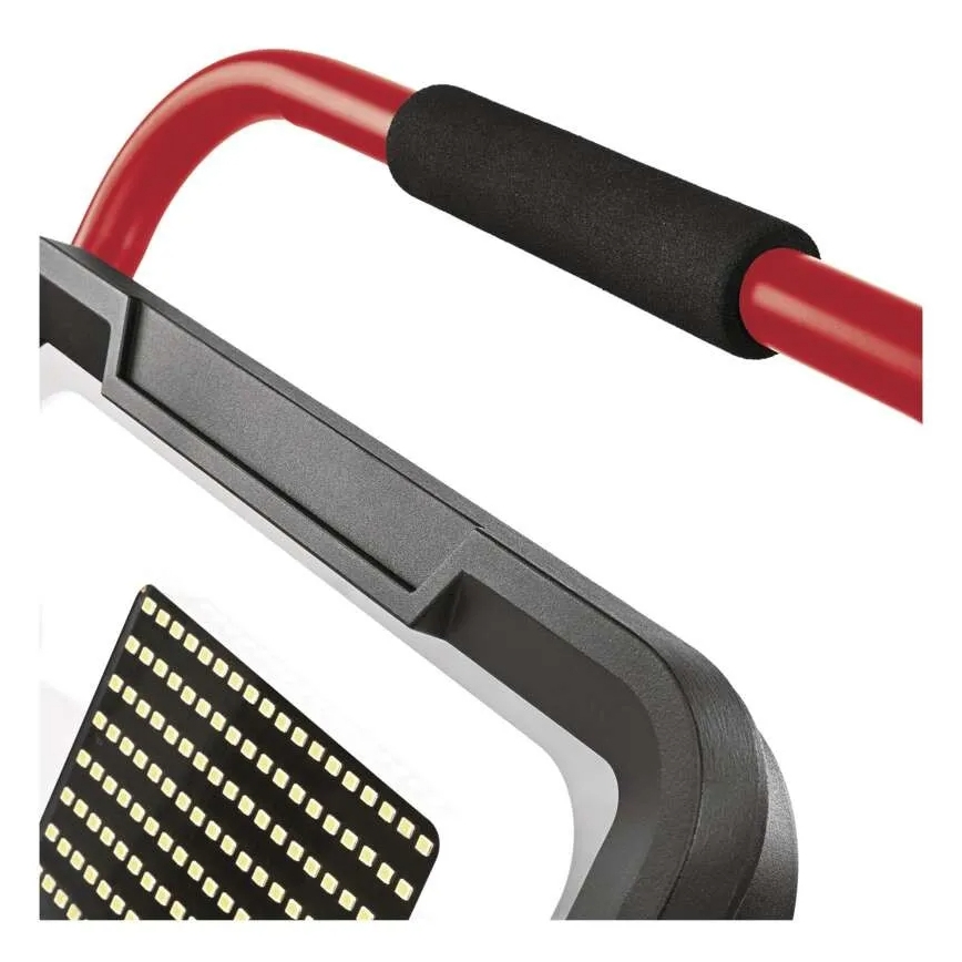 LED-prožektor statiiviga ELION LED/100W/230V 4000K IP65 punane/must