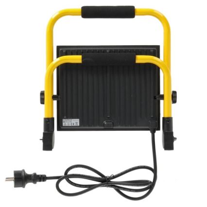 LED Prožektor TIGRA LED/100W/4000K IP54 must/kollane