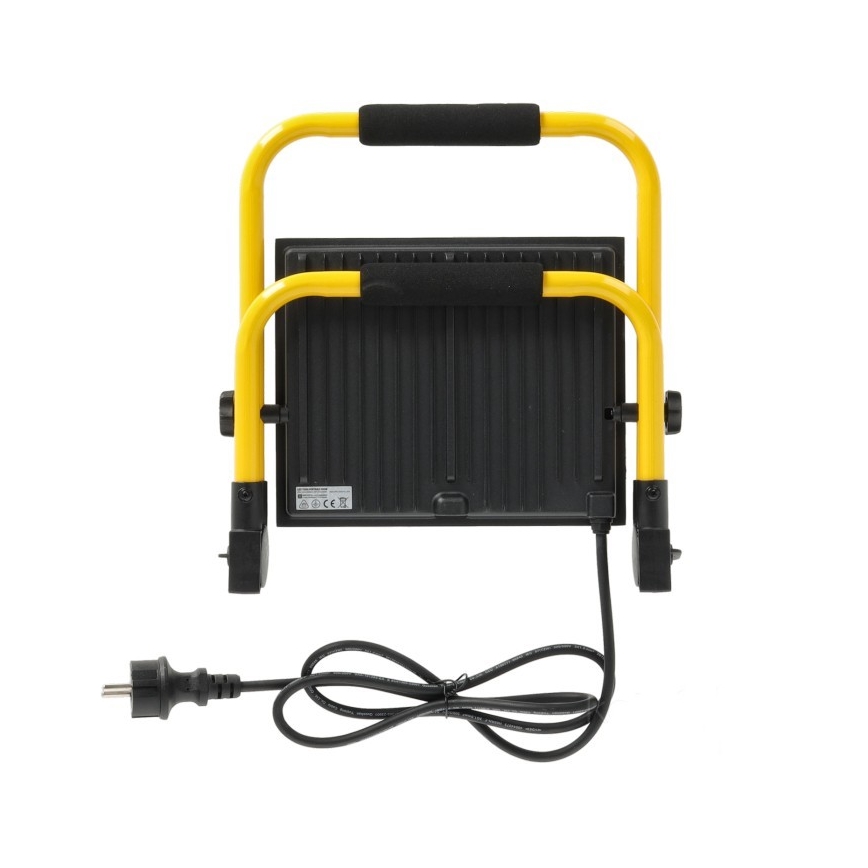 LED Prožektor TIGRA LED/100W/4000K IP54 must/kollane