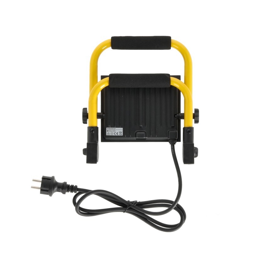 LED Prožektor TIGRA LED/50W/4000K IP54 must/kollane