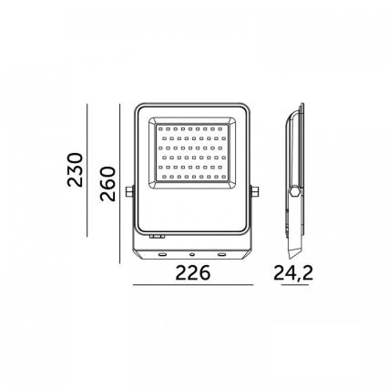 LED-prožektor ULSAN LED/100W/230V 4000K IP65
