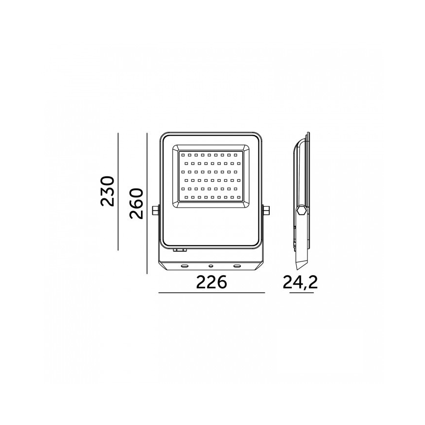 LED-prožektor ULSAN LED/100W/230V 4000K IP65