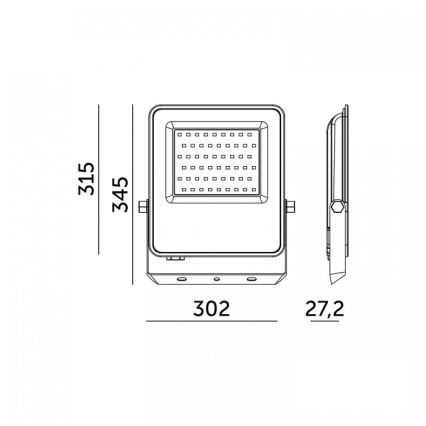 LED-prožektor ULSAN LED/200W/230V 4000K IP65