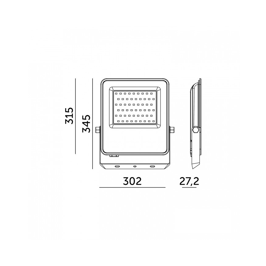 LED-prožektor ULSAN LED/200W/230V 4000K IP65