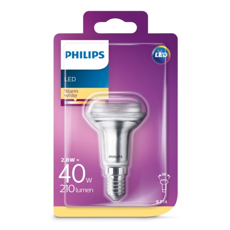 LED Prožektori pirn Philips E14/2.8W/230V 2700K