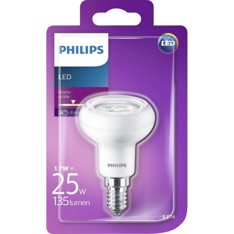 LED Prožektori pirn Philips R50 E14/1,7W/230V 3000K