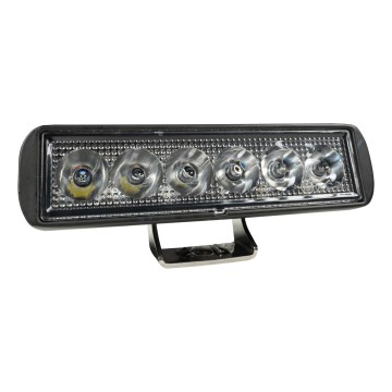 LED punktvalgusti autole BLACK LED/18W/10-30V IP69 5700K ristkülikukujuline