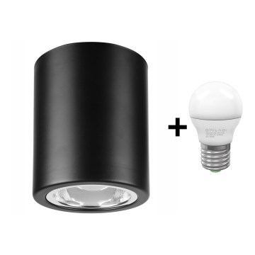 LED punktvalgusti TACO 1xE27/15W/230V must
