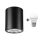 LED punktvalgusti TACO 1xE27/15W/230V must