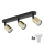 LED-punktvalgusti TOP 3xGU10/10W/230V must/kuldne