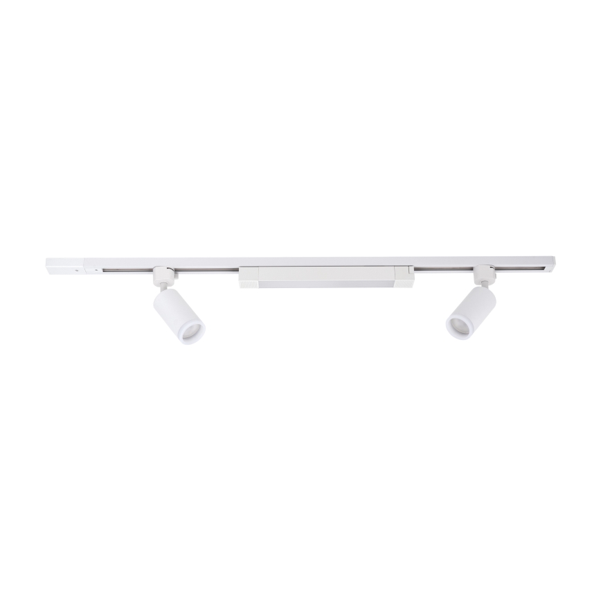 LED-spott siinisüsteemile TRACER 2xGU10/10W/230V + LED/20W 1 m valge