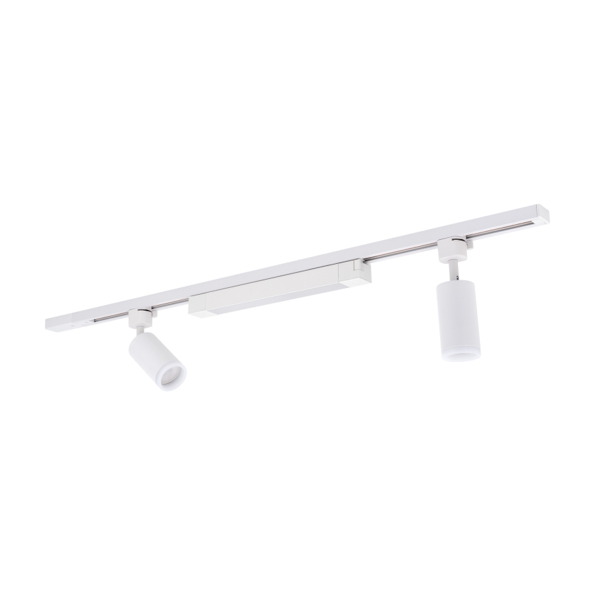 LED-spott siinisüsteemile TRACER 2xGU10/10W/230V + LED/20W 1 m valge