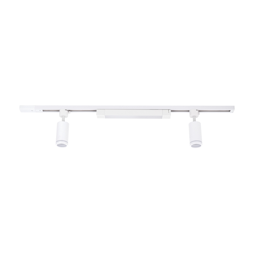 LED-spott siinisüsteemile TRACER 2xGU10/10W/230V + LED/20W 1 m valge