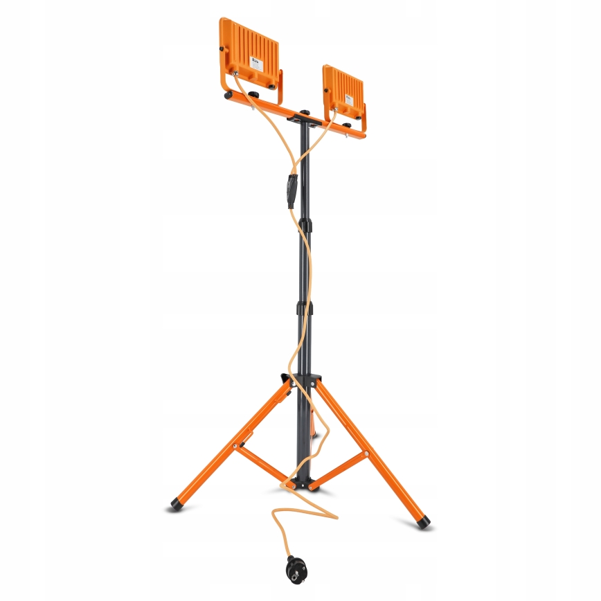 LED reflektor jalusega 2xLED/50W/230V 4500K IP65 oranž