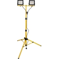 LED reflektor koos statiiviga 2xLED/30W/230V 6500K IP65 kollane