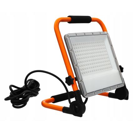 LED-reflektor koos statiiviga LED/100W/230V 4500K IP65 oranž