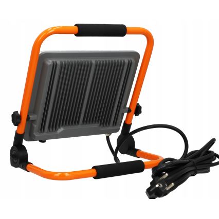 LED-reflektor koos statiiviga LED/100W/230V 4500K IP65 oranž