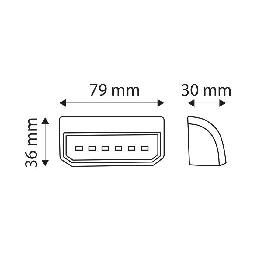 LED Reflektor LICE LED/0,2W/12-24V IP67